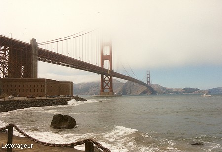 Photo - San Francisco - Golden Gate dans la brume