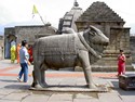 Photo - Environs de Dharamsala -Temple de Baijnath - Statue de Nandi