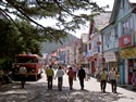 Photo - Shimla  - le mall et ses nombreux  commerces