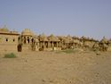 Photo - Jaisalmer - Cénotaphes de Bada Bagh édifiés au 19 ème siècle par les brahmanes