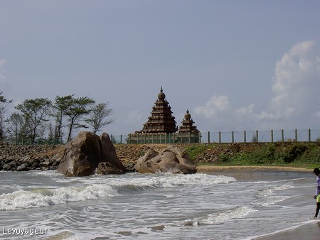 Photo - Mahabalipuram - Temple du rivage - Temple shivaïte du 8 ème siècle