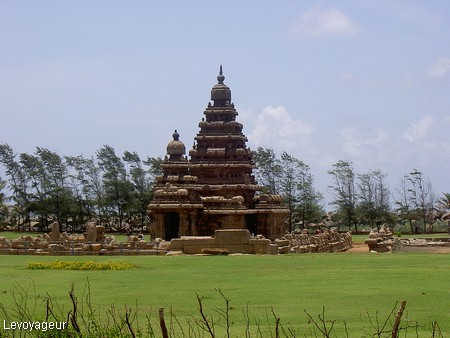 Photo - Mahabalipuram - Temple du rivage - Temple shivaïte du 
8 ème siècle