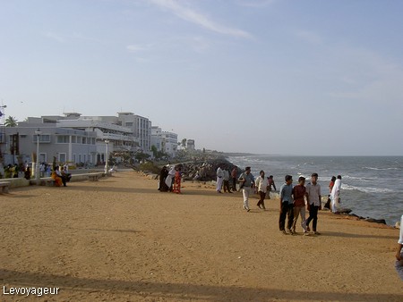 Photo -  Etat du Tamil Nadu - Pondicherry - Promenade du bord de mer