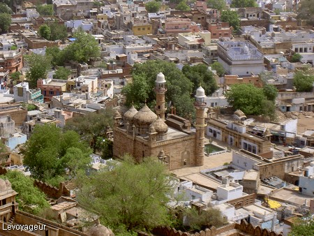 Photo - Gwalior - Vue sur la vieille ville
