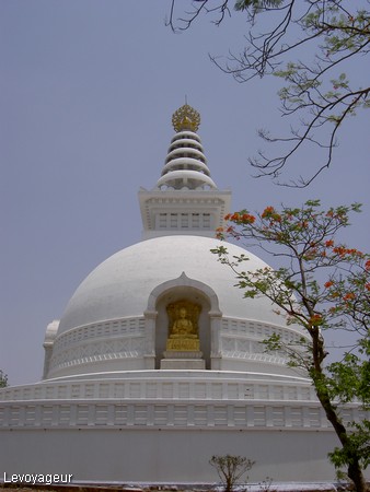 Photo - Rajgir - Vishwa Shanti Stupa, l'un des plus grands stupas du monde