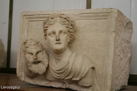 Photo - Le musée archéologique d'Amman - Buste Nabatéen ( 1er siècle ap J-C )