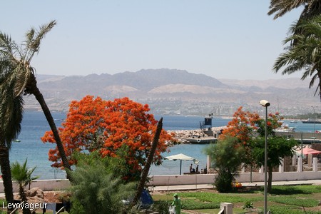 Photo - La ville d'Aqaba,  mitoyenne d'Eilat, en Israël