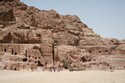 Photo - Tombeaux taillés  dans la falaise d'El Khubta