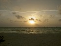 Photo - Rihiveli - Coucher de soleil sur l'Océan Indien