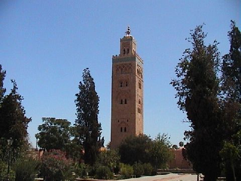 Photo - Marrakech - La Koutoubia - Mosquée Hispano mauresque (12 ème siècle)
