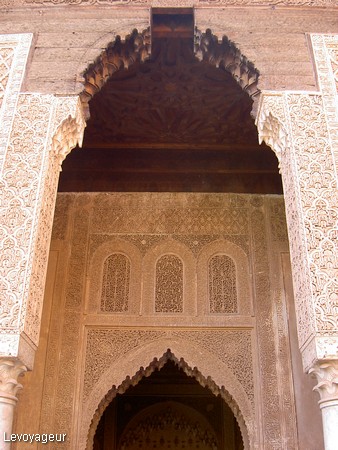 Photo - Marrakech - Tombeaux Saadiens - L'entrée de la deuxième salle