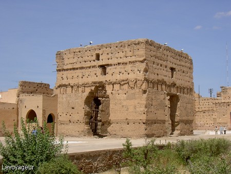 Photo - Marrakech - Palais Al - Badii (16ème siècle)