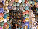 Photo - Marrakech - Les souks - Objets en céramique