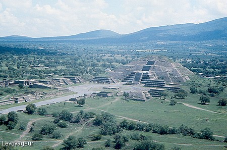 Photo - Téotihuacan - Vue panoramique du site archéologique