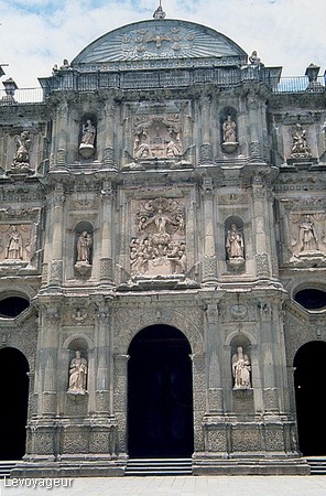 Photo - Oaxaca - La cathédrale de style baroque ( 18 ème siècle )
