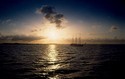 Photo - Coucher de soleil sur la mer des Caraïbes