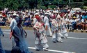 Photo - Mérida - Capitale du Yucatan - Danseurs en costume traditionnel Maya