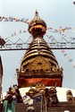 Photo - Katmandou - Stupa de Svayambhunath (Temple des singes)