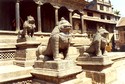 Photo - Patan - Durbar square - Entrée de temple de Krishna Mandir