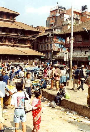 Photo - Katmandou - Place Asan Tole