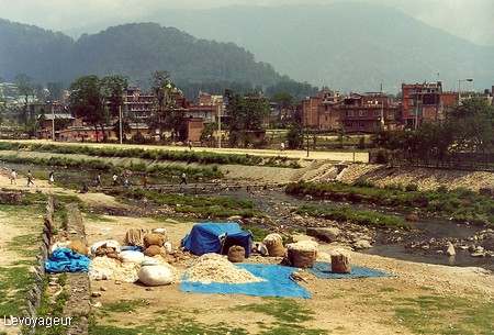 Photo - Katmandou - La rivière Bagmati