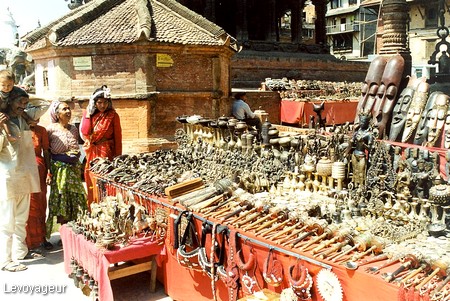 Photo - Patan - Grand marché - Mangal Bazaar