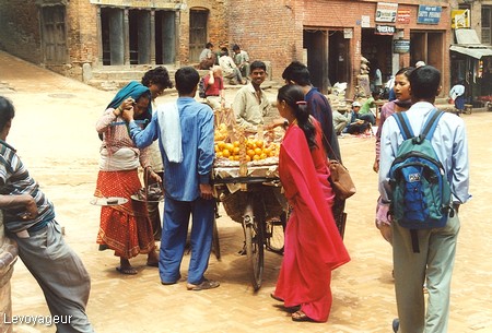 Photo - Bhaktapur - Scène de rue