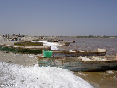 Photo - Barques utilisées pour le ramassage du sel