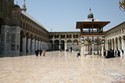 Photo - Le marbre blanc de la grande cour de la Mosquée des Omeyyades