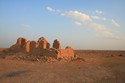 Photo - Coucher de soleil sur les ruines de Rassafa