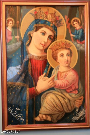 Photo - Saidnaya - Icône de la Vierge Marie