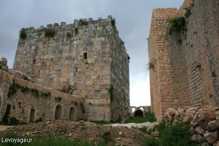 Photo - Château de Saône - L'une des trois tours de la forteresse édifiée au XII siècle