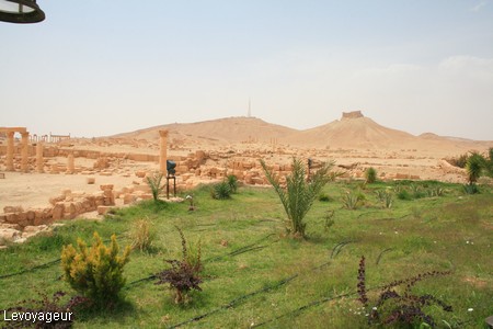Photo - Le château Qalat ibn Maan, vue de la ville antique