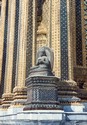 Photo -  Bangkok - Le panthéon royal, contient les statues des rois de la dynastie Chakri