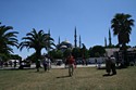 Photo - Parc public devant la mosquée bleue