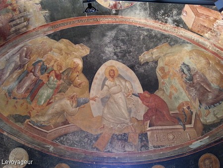 Photo - Fresque représentant la Résurrection ou Anastasis - Saint Sauveur-in-Chora