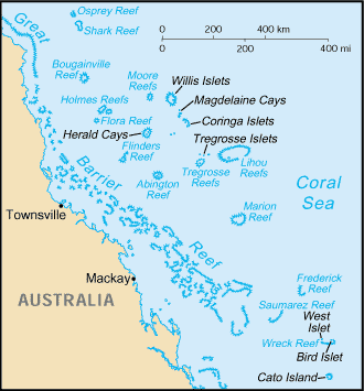 Iles Coral Sea