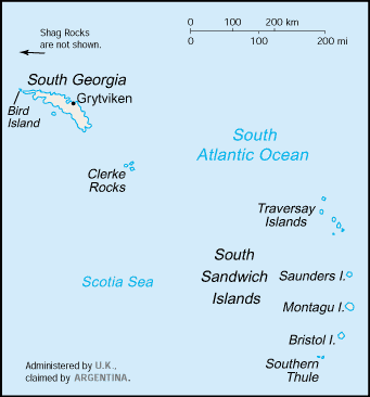 Géorgie du Sud et îles Sandwich du Sud